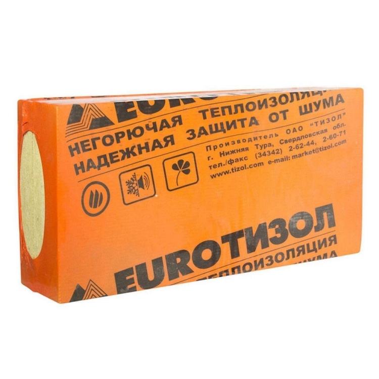 Утеплитель Тизол Евро-Фасад 140 1000х600х140 мм, 2 шт. уп