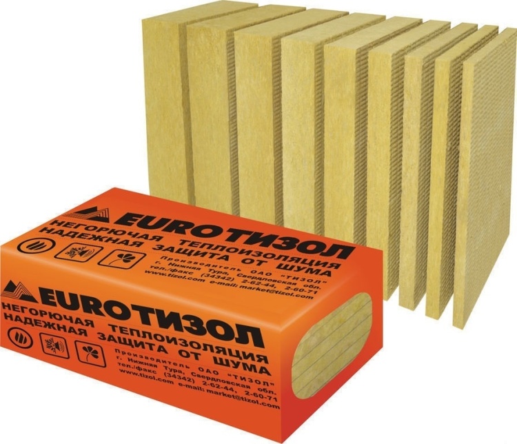 Утеплитель Тизол Евро-Фасад Универсал 130 1000х600х150 мм, 2 шт. уп